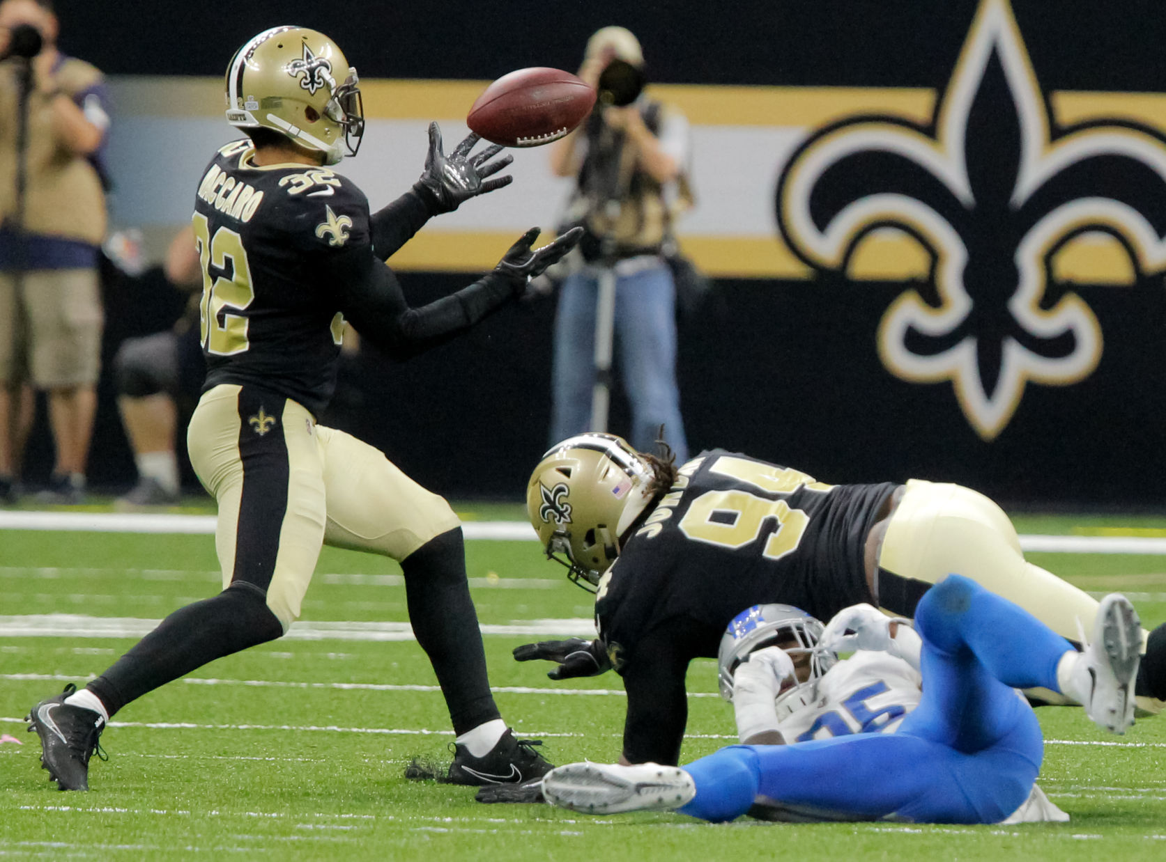 FOURTH QUARTER - Kenny Vaccaro intercepts to end late threat